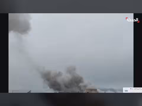 مشاهد لقصف منطقة نازي آباد في طهران