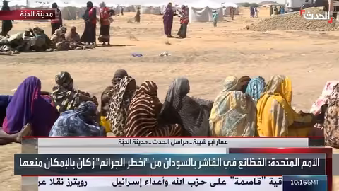 الحدث: تدفق النازحين إلى الدبة السودانية وانتظار المساعدات