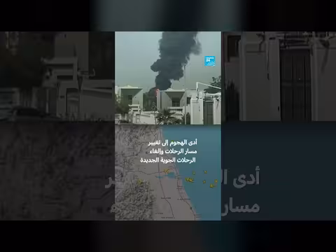 طائرات تتكدس في سماء دبي بعد هجوم المطار