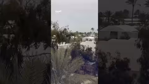 رياح وبرودة شديدة تجتاح قطاع غزة