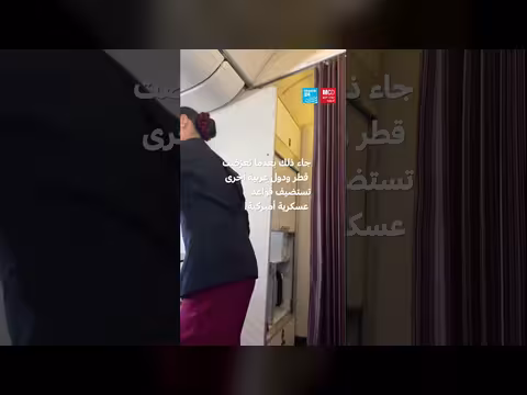 طائرة قطرية تعود إلى الدوحة بسبب إغلاق المجال الجوي لأسباب أمنية