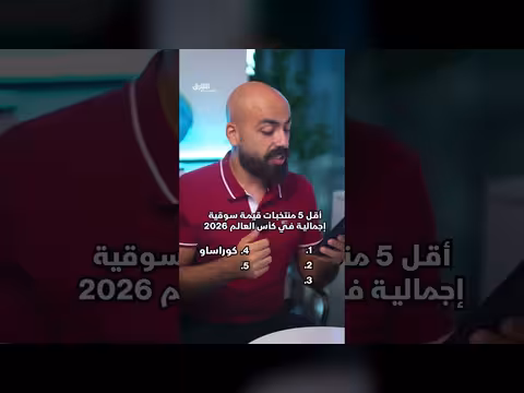 المنتخب الأقل قيمة سوقية في كأس العالم 2026