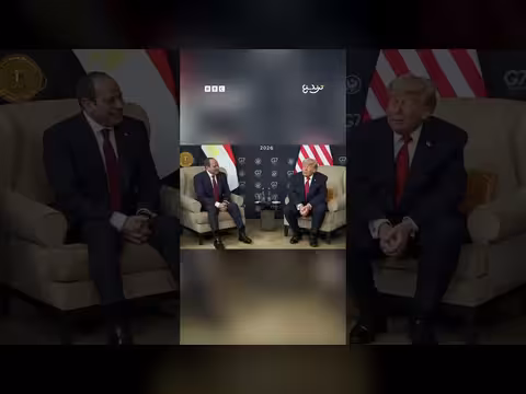 السيسي يمازح ترامب "لم يكن لديه لحظة لتناول العشاء"