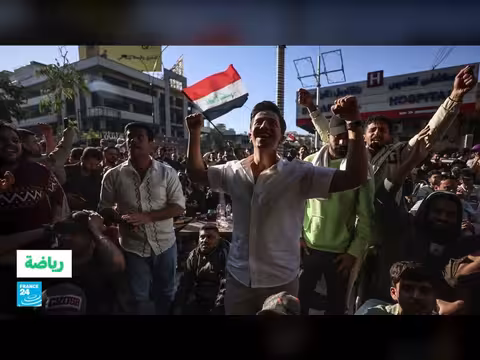 العراقيون يحتفلون بتأهل منتخبهم للمونديال