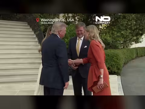 ترامب يستضيف العاهلين الهولنديين في البيت الأبيض