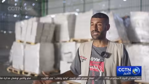 المساعدات الإنسانية تصل غزة بعد وقف إطلاق النار