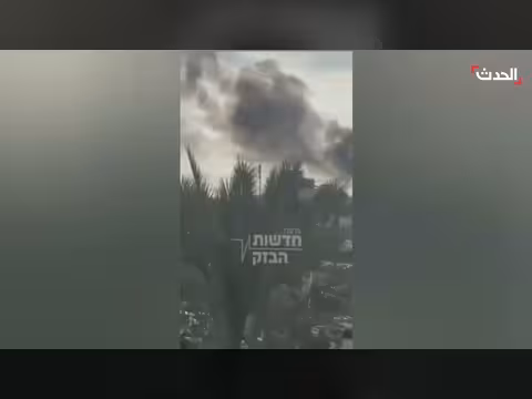 سقوط صواريخ حزب الله على نهاريا شمال إسرائيل