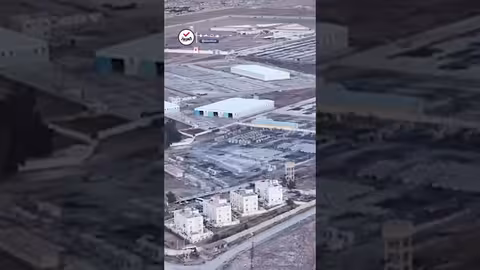 مشاهد جوية لسجن الأقطان شمال الرقة