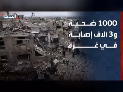 أكثر من 1000 ضحية و3 آلاف إصابة في غزة منذ وقف إطلاق النار