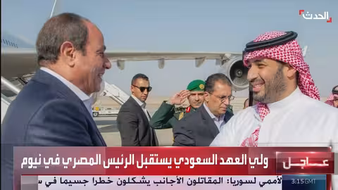 استقبال السيسي في السعودية وسط دعوات لوقف التجاوزات في غزة