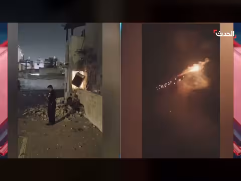 قتيل و3 مصابين بسقوط شظايا صاروخ إيراني في وسط إسرائيل