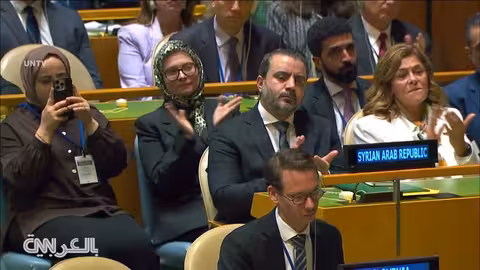 الشرع يشكر تركيا والسعودية وقطر أمام الأمم المتحدة