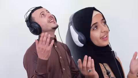 قلبي مشتاق لرسول الله - ملاك فتحي وأكرم السند (بث مباشر)