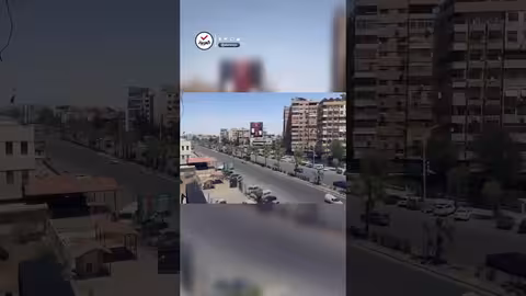 موكب وزير الخارجية السعودي يجوب شوارع دمشق