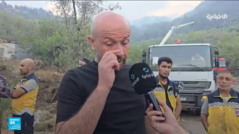 حرائق ريف اللاذقية: خسائر واسعة وجهود دولية لاحتواء النيران