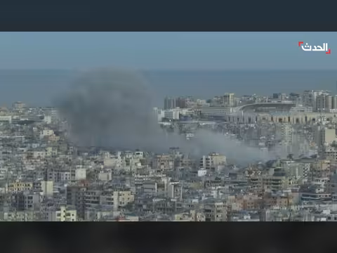 غارة إسرائيلية على الضاحية الجنوبية لبيروت