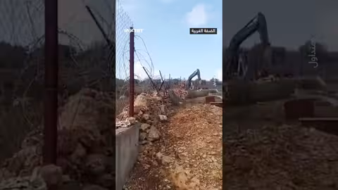 الاحتلال الإسرائيلي يقتلع مئات أشجار الزيتون في قريوت بنابلس