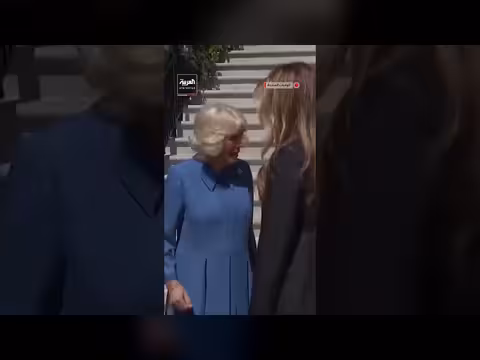 ترمب وميلانيا يودعان الملك تشارلز والملكة كاميلا