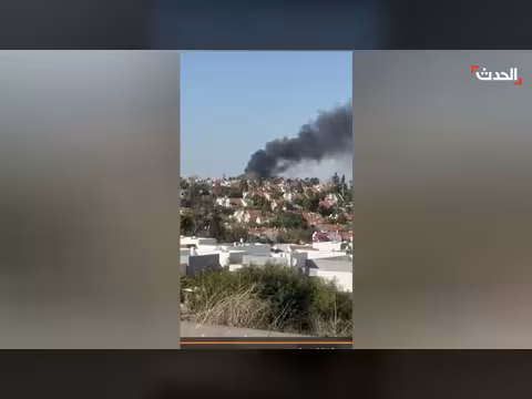 إسرائيل: مشاهد لسقوط شظايا صواريخ إيرانية