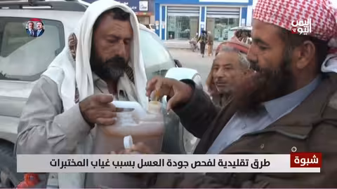 شبوة: فحص العسل بالطرق التقليدية بسبب غياب المختبرات