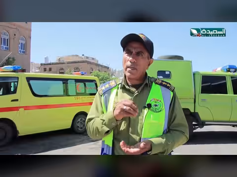 حريق هائل يبتلع مصنع جنوب صنعاء