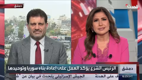 نجار: السوريون يحتفلون بسقوط نظام الأسد بفرح عارم