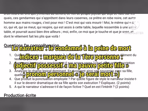 تحليل نص آخر يوم لمُدان