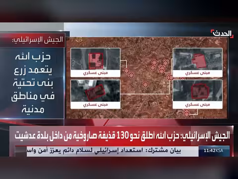 غارات إسرائيلية تستهدف مواقع حزب الله في عدشيت