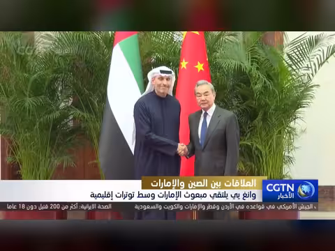 وانغ يي يلتقي مبعوث الإمارات وسط توترات إقليمية