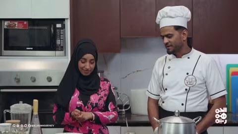 حوار مطبخين | الحلقة 23 | حلى البسكويت وفتة اللبن