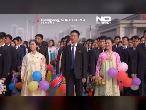 استقبال لوكاشينكو رسمياً في بيونغ يانغ من قبل كيم جونغ أون