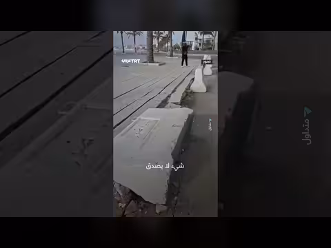 تصدعات واسعة في طرقات صور بعد غارات الاحتلال