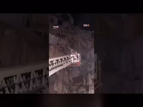 فرق الإنقاذ تبحث عن ناجين في بيروت