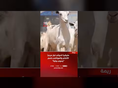 مليشيا الحوثي تبتز مربي الأغنام في ريمة