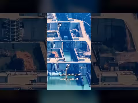 سد الخوانق الثلاثة: عبور فارق مياه هائل للسفن