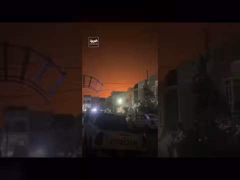 سقوط شظايا مسيرة مفخخة في أربيل