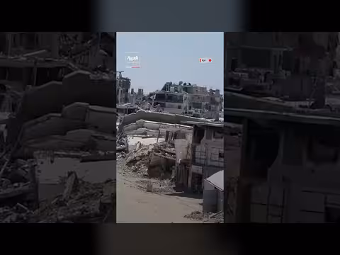 دمار كبير في محيط مستشفى القدس جنوب غزة