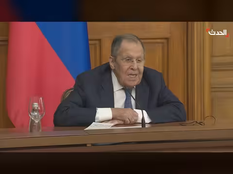 مؤتمر صحافي لوزيري خارجية مصر وروسيا في موسكو