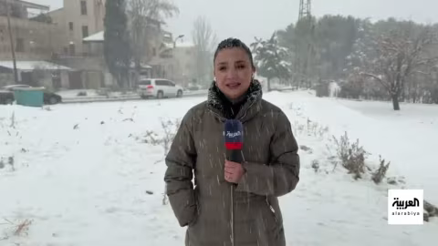 دمشق تحت الثلوج: عاصفة قطبية تغطي سوريا
