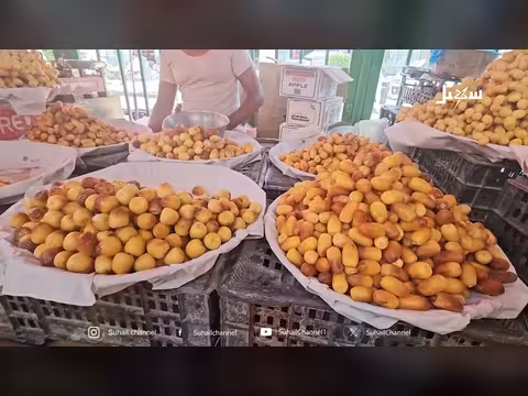 موسم البلح وفرة بلا إقبال