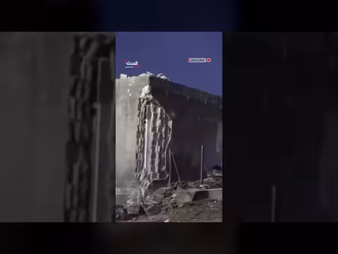 أضرار في قرية زرزير بعد قصف صاروخي إيراني