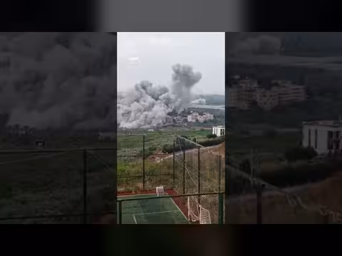غارات إسرائيلية على منطقة العباسية في صور