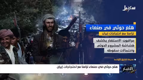 هلع حوثي في صنعاء مع احتجاجات إيران