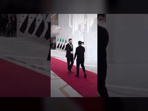 استقبال زيلينسكي في دمشق