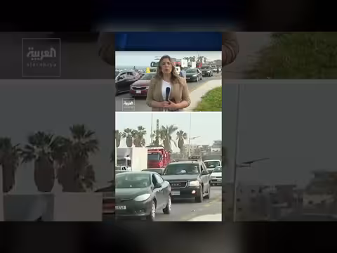 العربية ترصد الوضع على طريق صيدا جنوبي لبنان