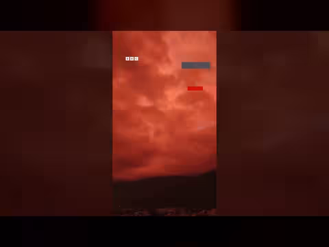 سماء كاراكاس تتحول إلى الأحمر الداكن بعد الزلازل