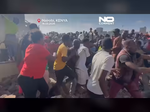 انهيار مبنى في نيروبي بكنيا يسفر عن قتلى وجرحى