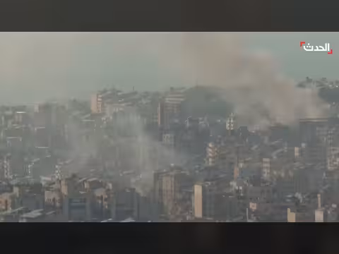 غارات إسرائيلية على بيروت الجنوبية وإطلاق صواريخ من إيران وحزب الله على إسرائيل