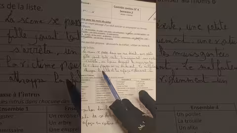 3ème année collège évaluation N4 deuxième semestre enlèvement قصة بوليسية عن الإختطاف الفرض الرابع