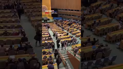 انسحاب وفود من الأمم المتحدة قبل كلمة رئيس الوزراء الإسرائيلي